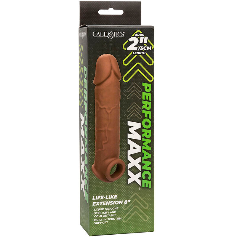 CALEXOTICS - PERFORMANCE MAXX LEBENSECHTE VERLÄNGERUNG 8 BRAUNE HAUT