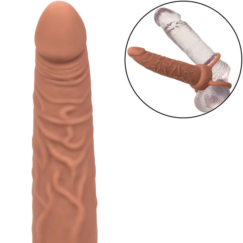 CALEXOTICS - PERFORMANCE MAXX WIEDERAUFLADBARER DUAL-PENETRATOR BRAUNE HAUT