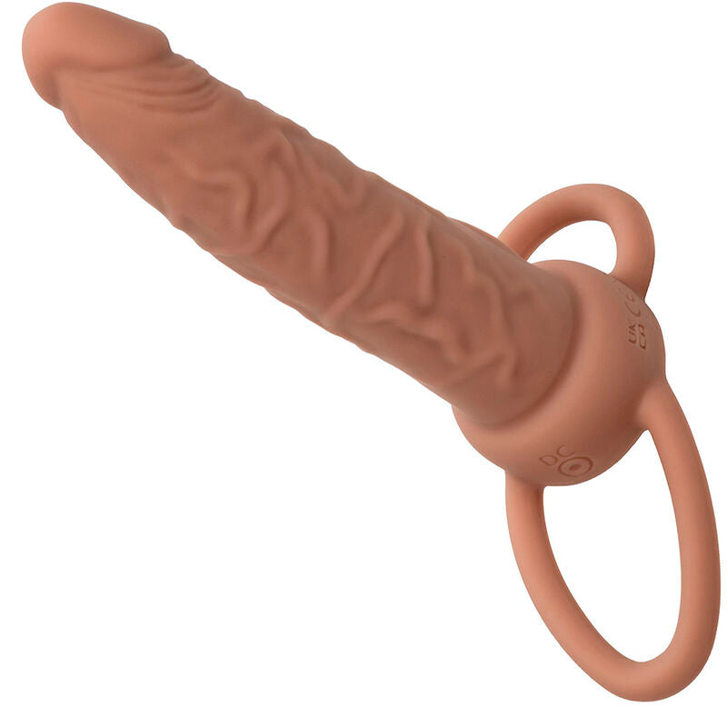 CALEXOTICS - PERFORMANCE MAXX WIEDERAUFLADBARER DUAL-PENETRATOR BRAUNE HAUT