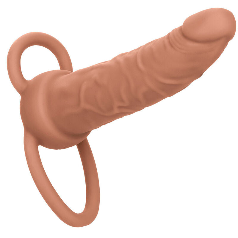 CALEXOTICS - PERFORMANCE MAXX WIEDERAUFLADBARER DUAL-PENETRATOR BRAUNE HAUT
