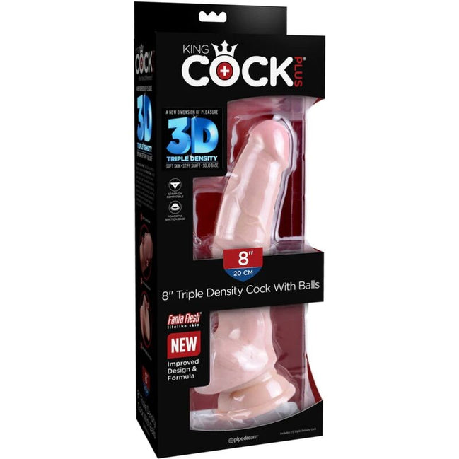 KING COCK - TRIPLE DENSITY Wellness Device 18.4 CM