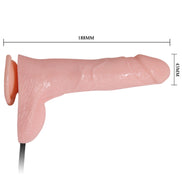 BAILE - AUFBLASBARES REALISTISCHES Wellnessgerät MIT SAUGNAPF 15 CM