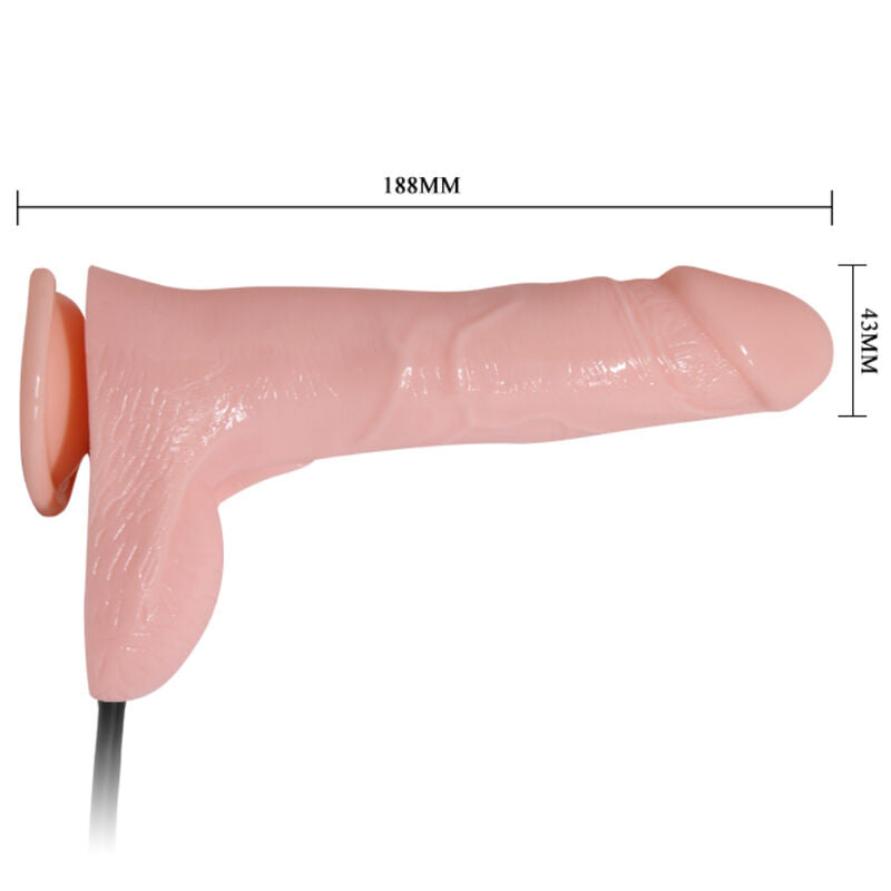 BAILE - AUFBLASBARES REALISTISCHES Wellnessgerät MIT SAUGNAPF 15 CM