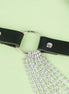 SUBBLIME - LEATHER CHAINBELT BLACK ONE SIZE