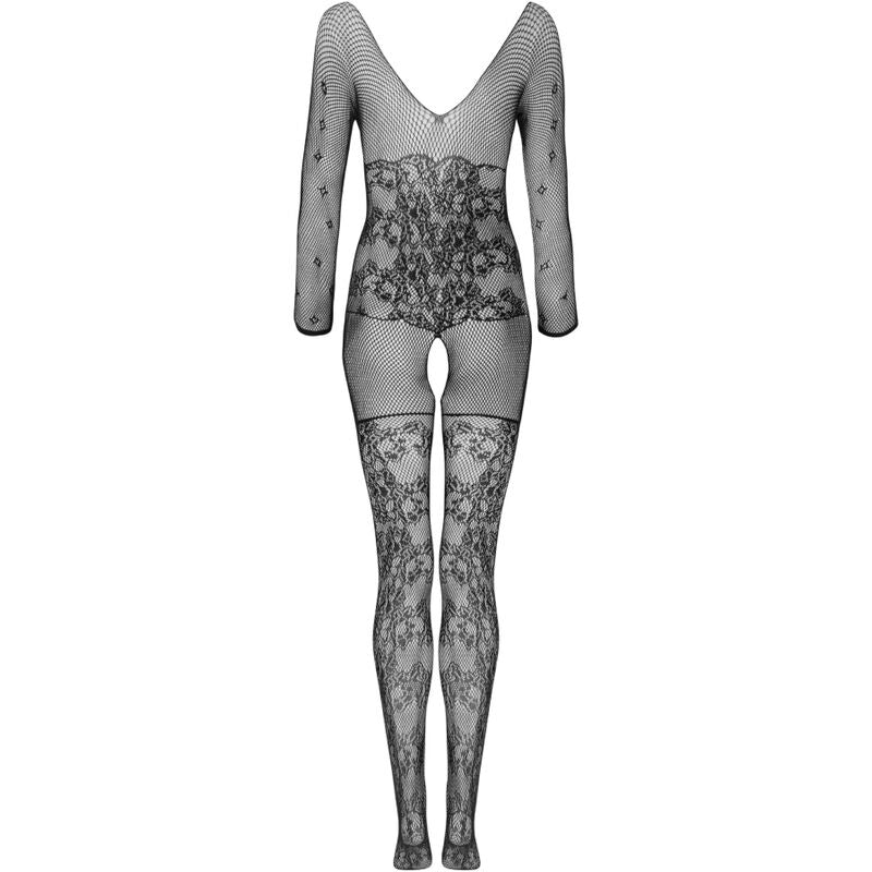 LIVCO CORSETTI FASHION - CELDON BODYSTOCKING SCHWARZ CROTCHLESS EINHEITSGRÖSSE