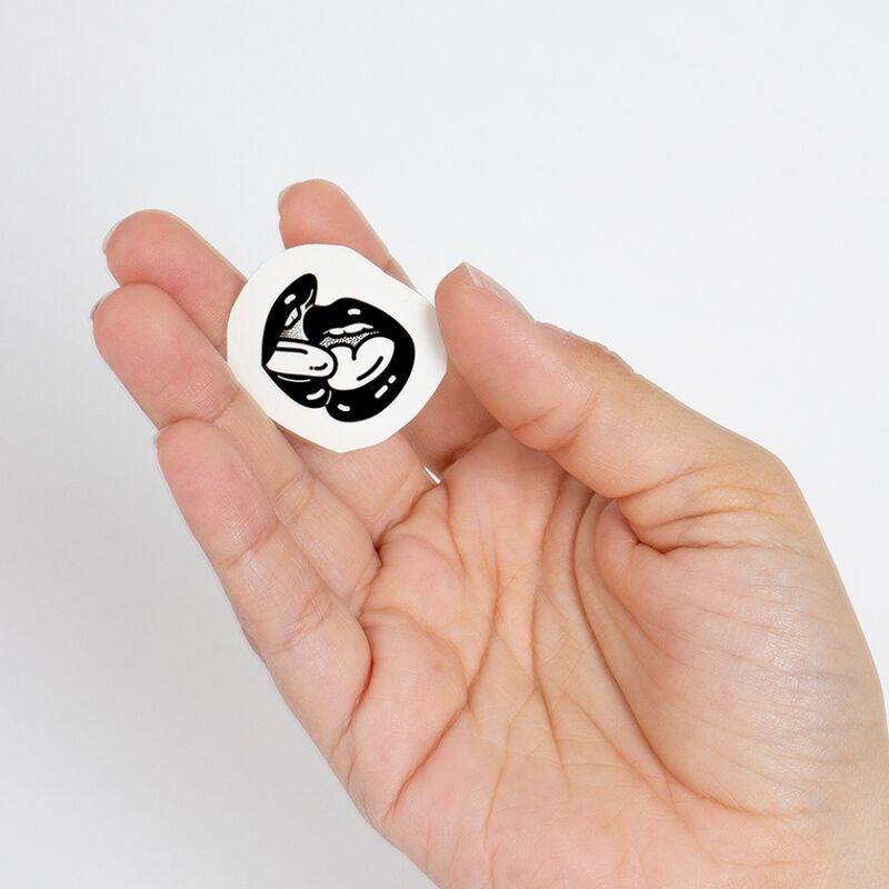 SECRET PLAY - SET AUS 10 WÜRZIGEN TEMPORÄREN TATTOOS AUS DER KOLLEKTION