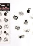 SECRET PLAY - SET AUS 10 WÜRZIGEN TEMPORÄREN TATTOOS AUS DER KOLLEKTION