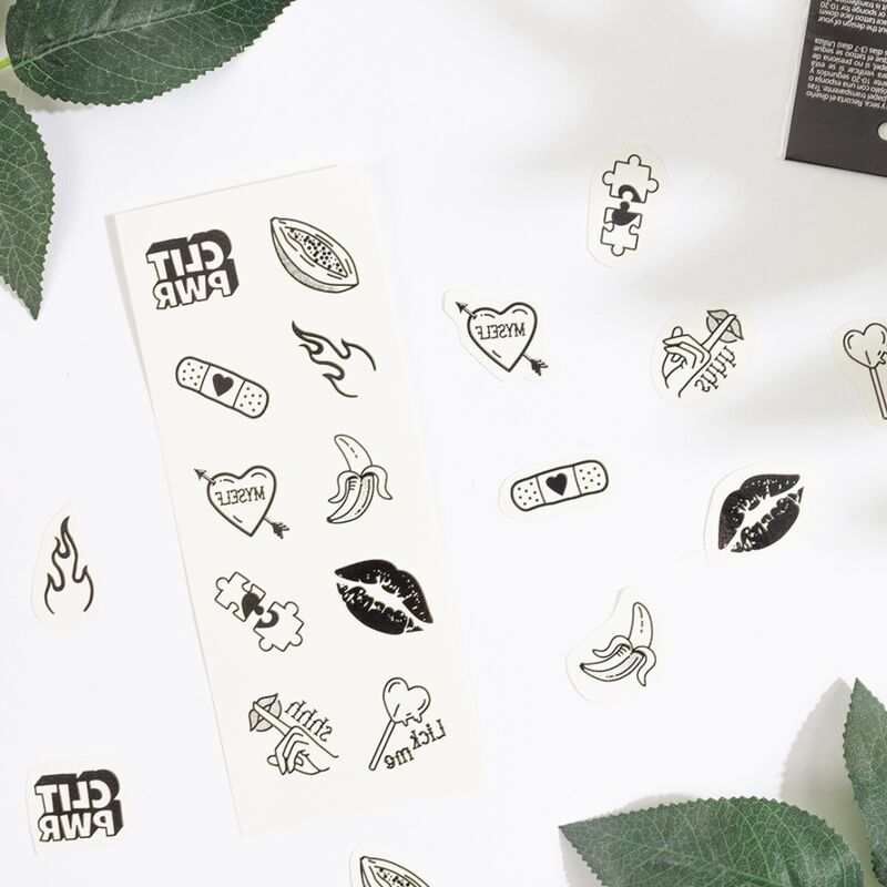 SECRET PLAY - SET AUS 10 TEMPORÄREN TATTOOS DER CANDY COLLECTION