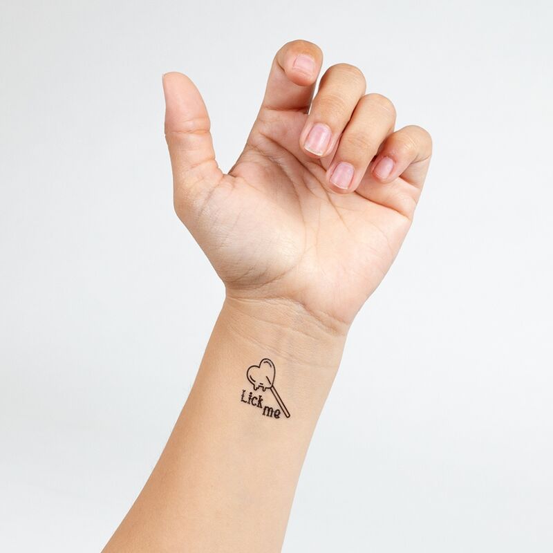SECRET PLAY - SET AUS 10 TEMPORÄREN TATTOOS DER CANDY COLLECTION