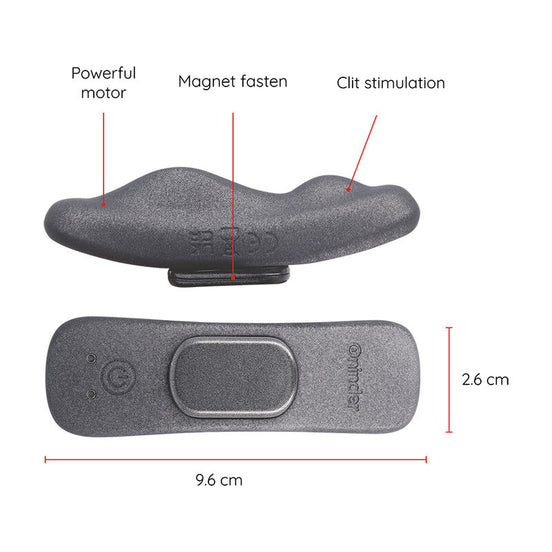 ONINDER - MANILA PANTY RECHARGEABLE Sensory Device 9 SPEED 9.6 CM X 2.6 CM - FREE APP