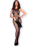 CHILIROSE - CR 4691 BODYSTOCKING CROTCHLESS BLACK S/M
