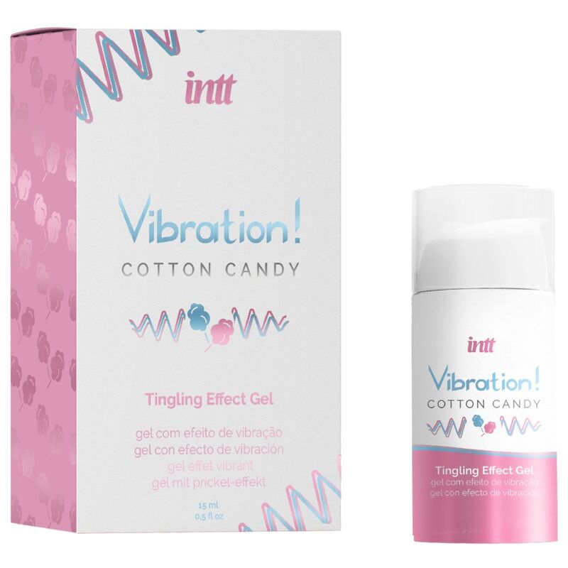 INTT – KRAFTVOLLES INTIMES STIMULANS ZUCKERWATTE FLÜSSIG Sensorisches Gerät GEL 15 ML