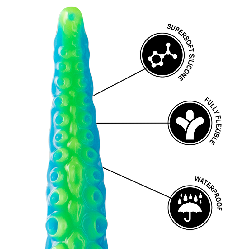 EPIC - SCYLLA FLUORESCENT DÜNNE TENTAKEL Wellness-Gerät GROSSE GRÖSSE