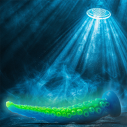 EPIC - SCYLLA FLUORESCENT DÜNNE TENTAKEL Wellness-Gerät KLEINE GRÖSSE