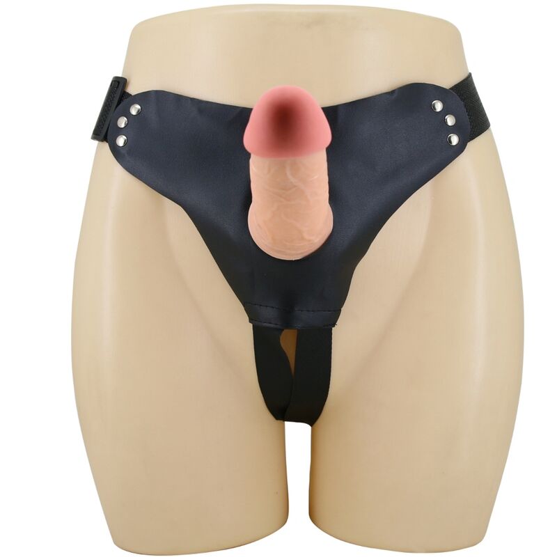 PRETTY LOVE - MAVIS HARNESS UNIVERSAL BRIEFS MIT Wellness-Gerät 19 CM NATUR