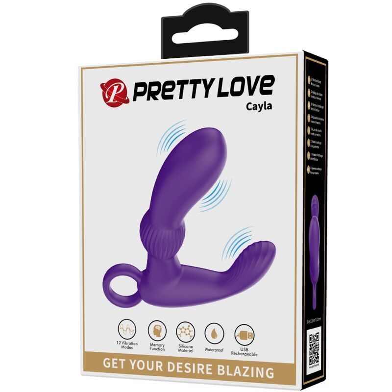 PRETTY LOVE - CAYLA ANAL Sensory Device MASSAGER LILA