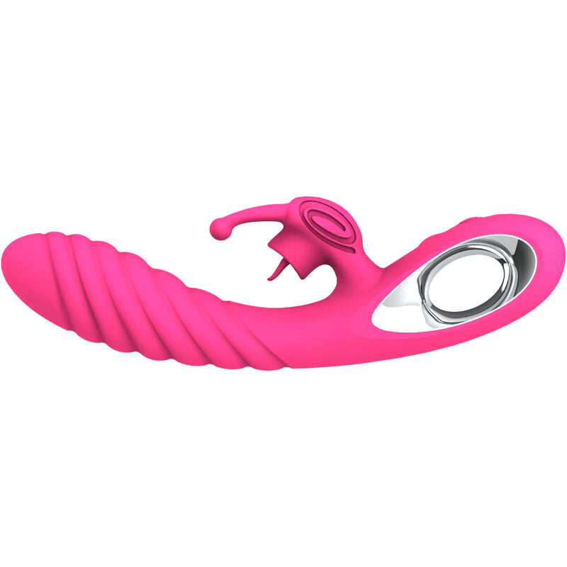 ARMONY - VICKY RABBIT Sensory Device WITH FUCHSIA PULL RING TONGUE