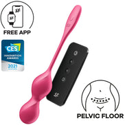 SATISFYER - LOVE BIRDS 2 VIBRIERENDE LIEBESKUGELN + GRATIS-APP