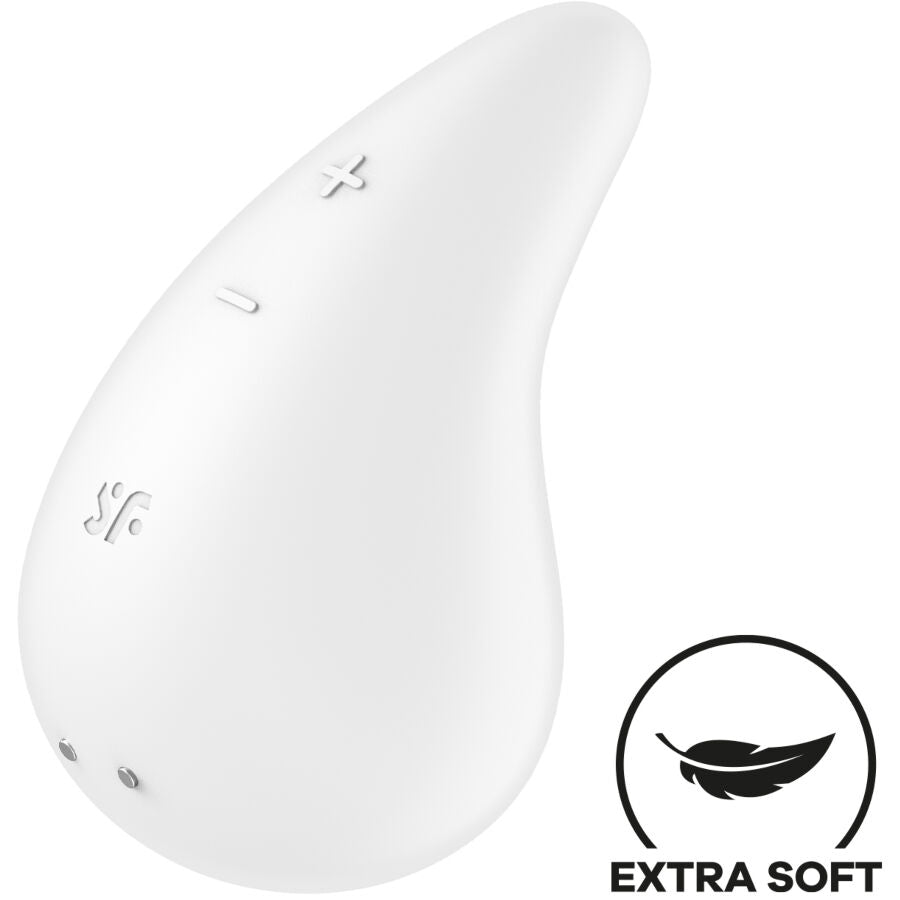 SATISFYER - DEW DROP Sensory Device LAY-ON WHITE