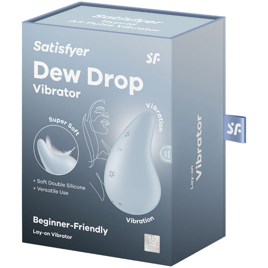 SATISFYER - DEW DROP Sensory Device LAY-ON WHITE