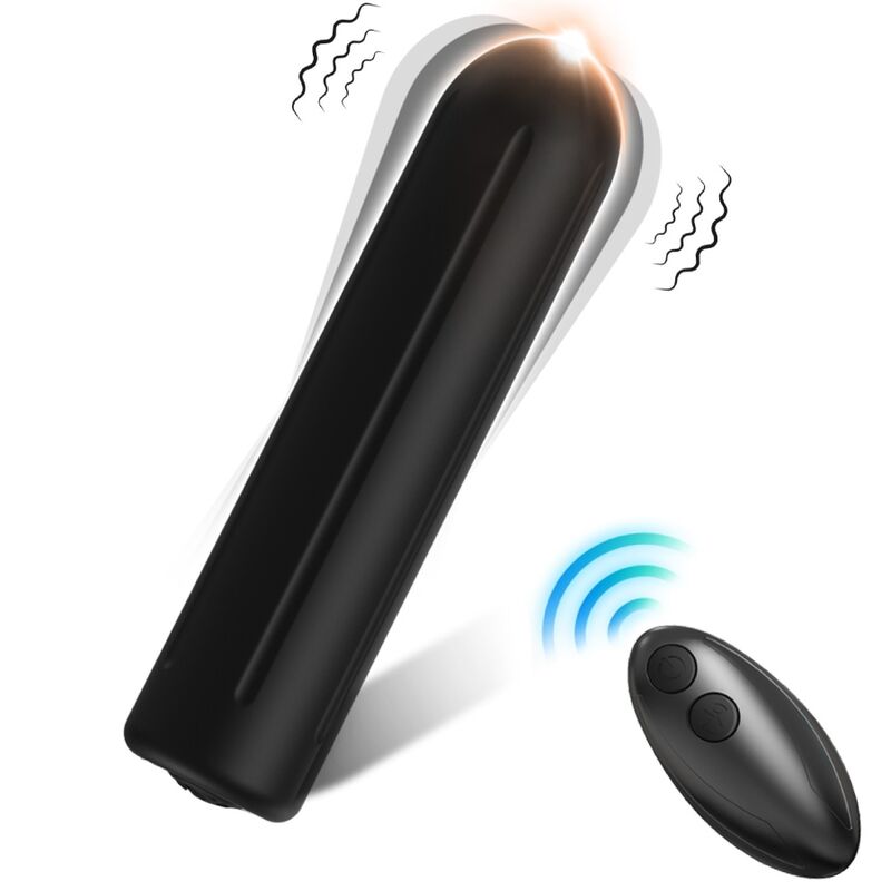 ARMONY - WARHEAD Sensory Device BULLET REMOTE CONTROL BLACK 2 CM X 8.8 CM