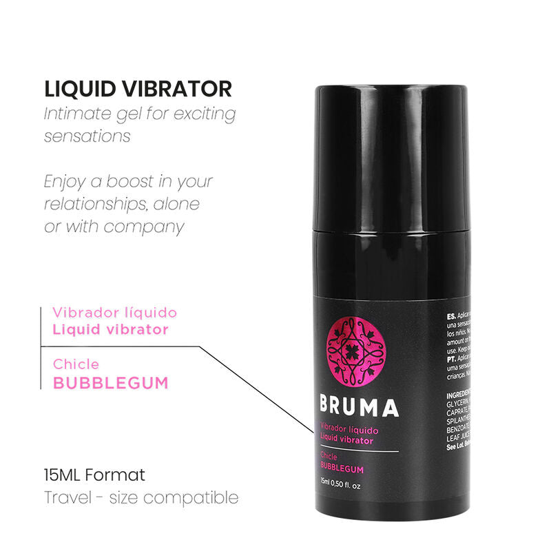 BRUMA - LIQUID Sensory Device ULTRA GLIDE BUBBLEGUM 15 ML