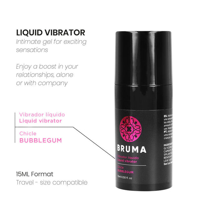 BRUMA - LIQUID Sensory Device ULTRA GLIDE BUBBLEGUM 15 ML