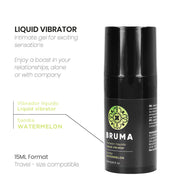 BRUMA - Flüssiges sensorisches Gerät ULTRA GLEITENDE WASSERMELONE 15 ML