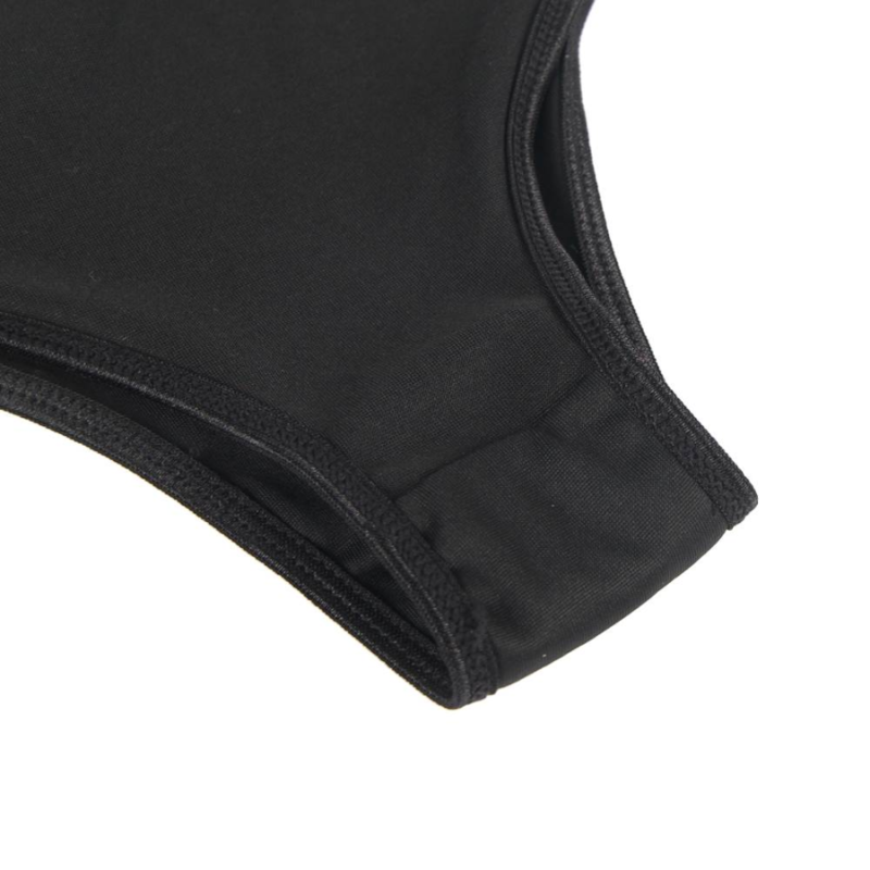 SUBBLIME - ZWEITEILIGES SET AUS TRANSPARENTEM BH UND S/M-STREIFEN