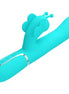 PRETTY LOVE - MULTIFUNKTION RABBIT Sensorisches Gerät 4 IN 1 BUTTERFLY AQUA GREEN