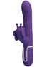 PRETTY LOVE - MULTIFUNCTION RABBIT Sensory Device 4 IN 1 BUTTERFLY PURPLE
