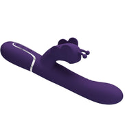 PRETTY LOVE - MULTIFUNCTION RABBIT Sensory Device 4 IN 1 BUTTERFLY PURPLE