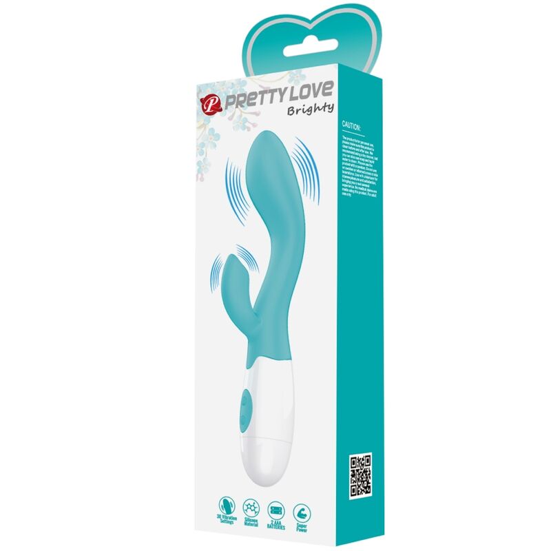 PRETTY LOVE - BRIGHTY G-SPOT Stimulator AQUA GRÜN