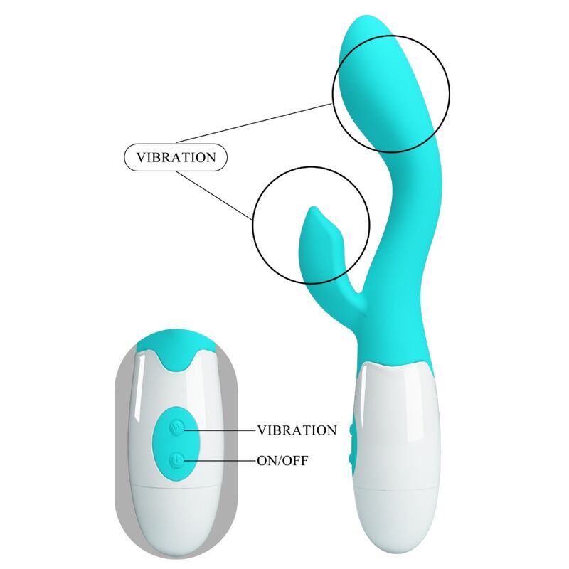 PRETTY LOVE - BRIGHTY G-SPOT Stimulator AQUA GRÜN
