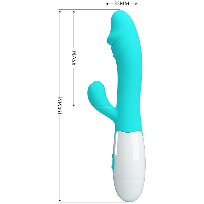 PRETTY LOVE - SNAPPY G-SPOT Sensory Device AQUA GREEN