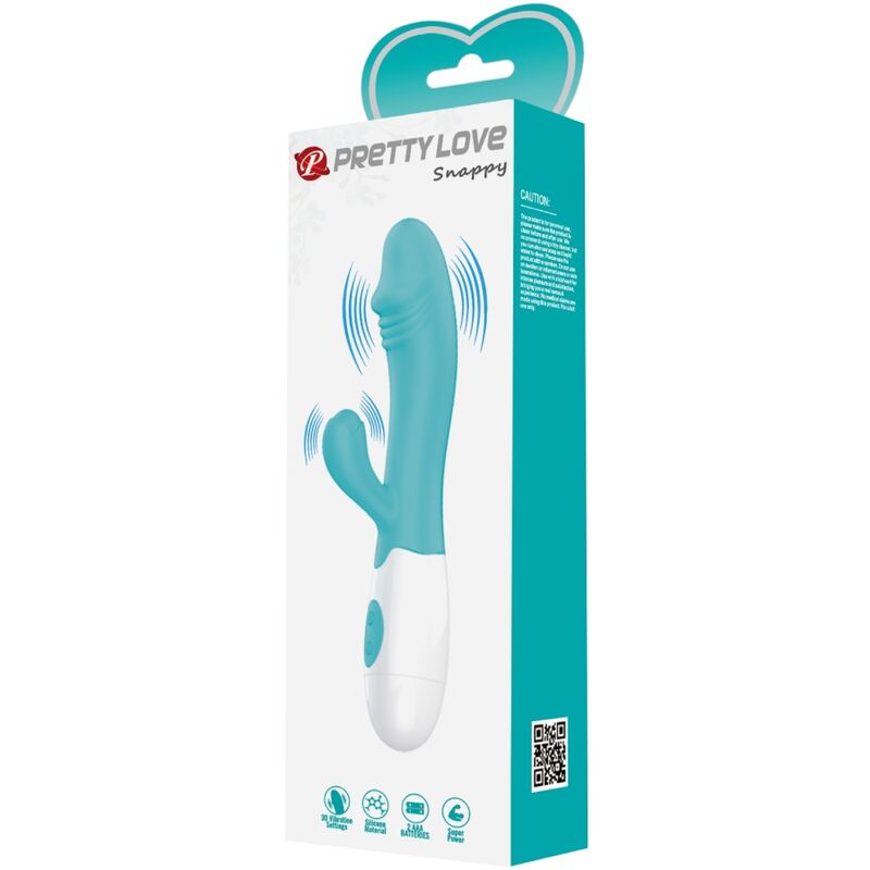PRETTY LOVE - SNAPPY G-SPOT Sensory Device AQUA GREEN