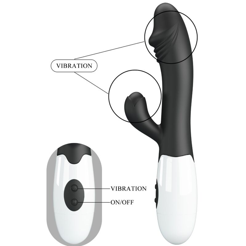 PRETTY LOVE - SNAPPY G-SPOT Sensorgerät SCHWARZ