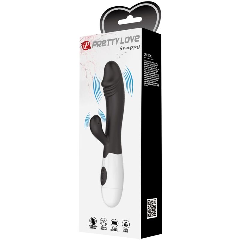 PRETTY LOVE - SNAPPY G-SPOT Sensorgerät SCHWARZ