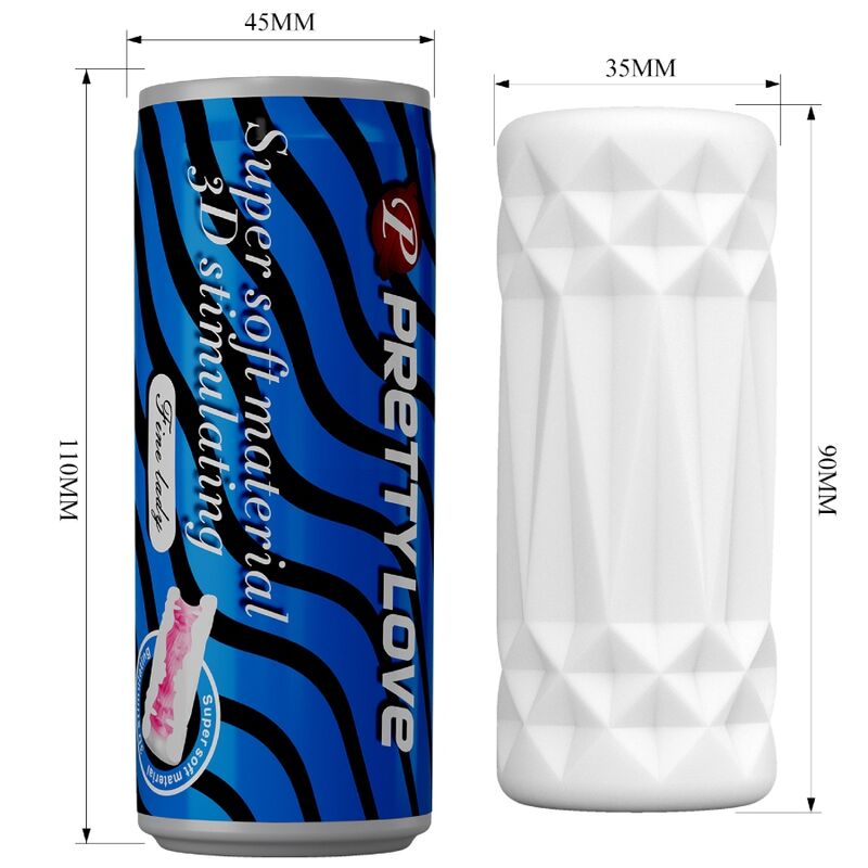PRETTY LOVE - 3D-MASTURBATOR FÜR MÄNNER „DOSE“ MODELL 2