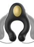 ARMONY - SILICONE Sensory Device RING 3 MOTORS RECHARGEABLE BLACK - GOLD
