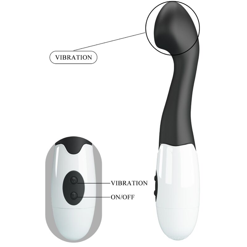 PRETTY LOVE - CHARLES G-SPOT Sensory Device 30 MODES BLACK