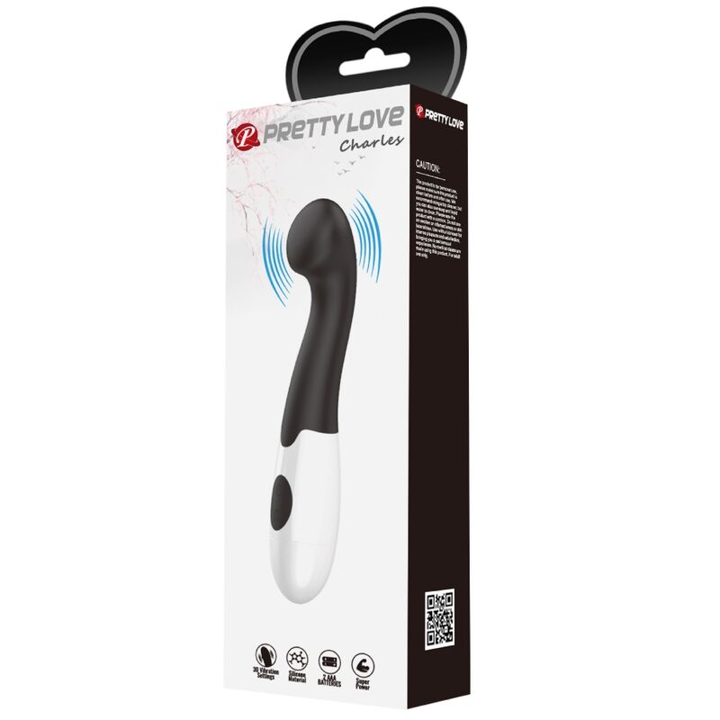PRETTY LOVE - CHARLES G-SPOT Sensory Device 30 MODES BLACK