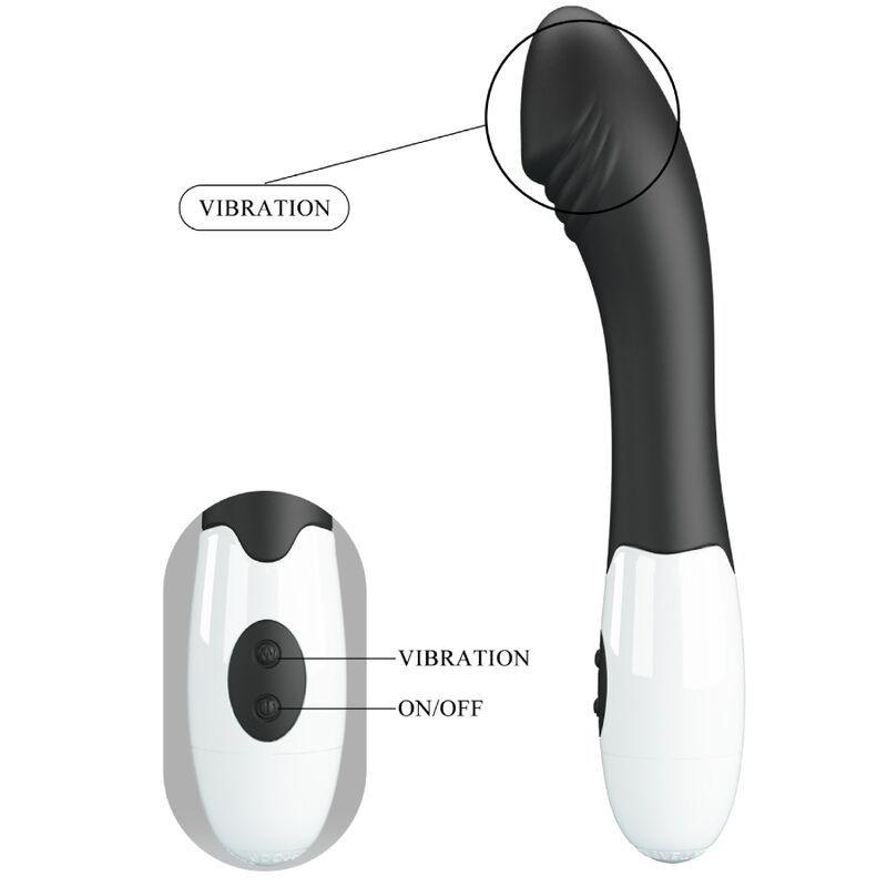 PRETTY LOVE - ELEMENTAL G-SPOT Sensorisches Gerät 30 MODI SCHWARZ