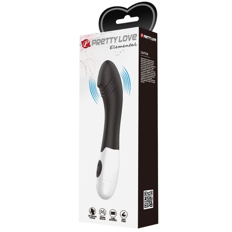 PRETTY LOVE - ELEMENTAL G-SPOT Sensorisches Gerät 30 MODI SCHWARZ