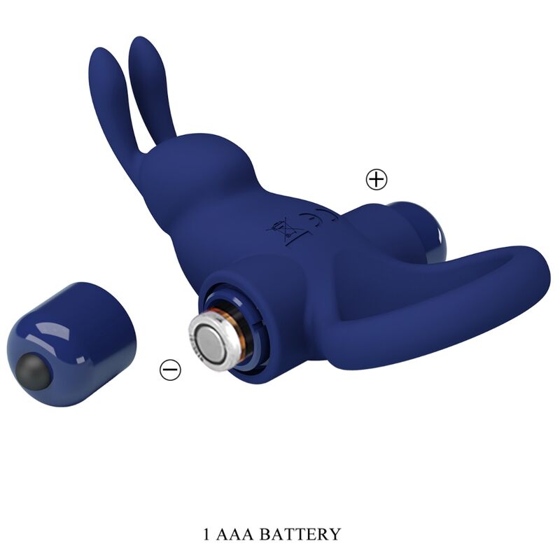 PRETTY LOVE - JIRO HASENRING MIT VIBRATION BLAU