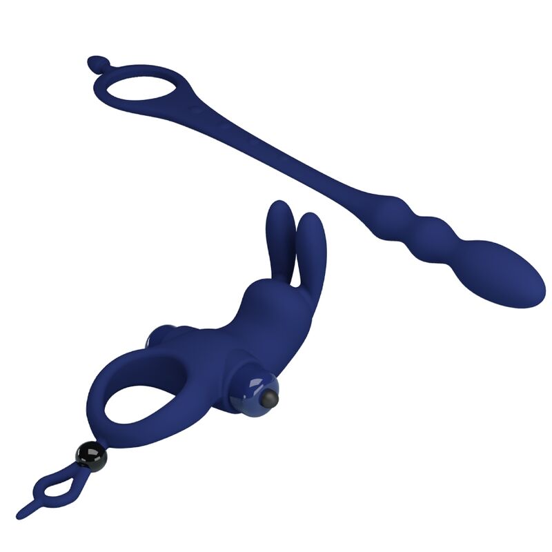 PRETTY LOVE - AYAD RABBIT Sensorgerät RING MIT PLUG BLAU
