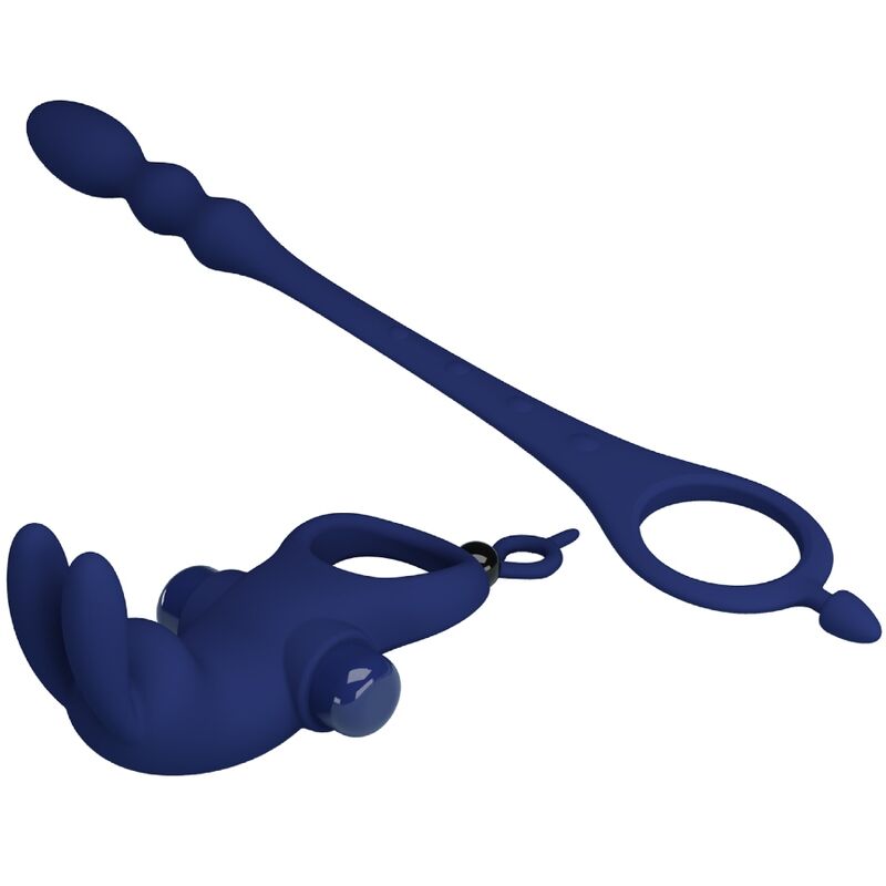 PRETTY LOVE - AYAD RABBIT Sensorgerät RING MIT PLUG BLAU