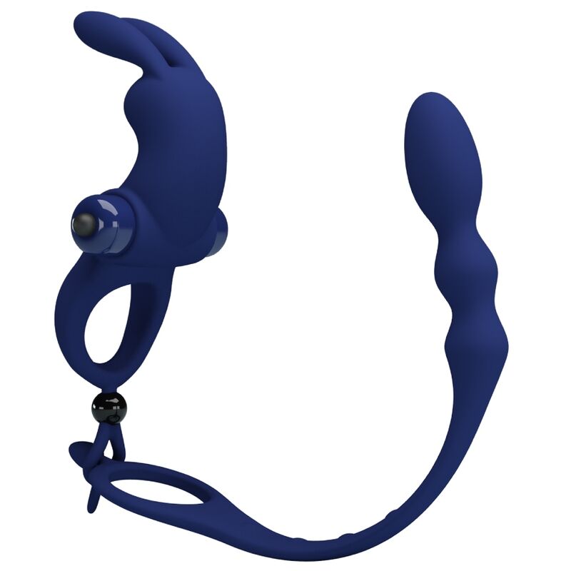 PRETTY LOVE - AYAD RABBIT Sensorgerät RING MIT PLUG BLAU