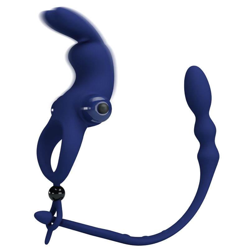 PRETTY LOVE - AYAD RABBIT Sensorgerät RING MIT PLUG BLAU