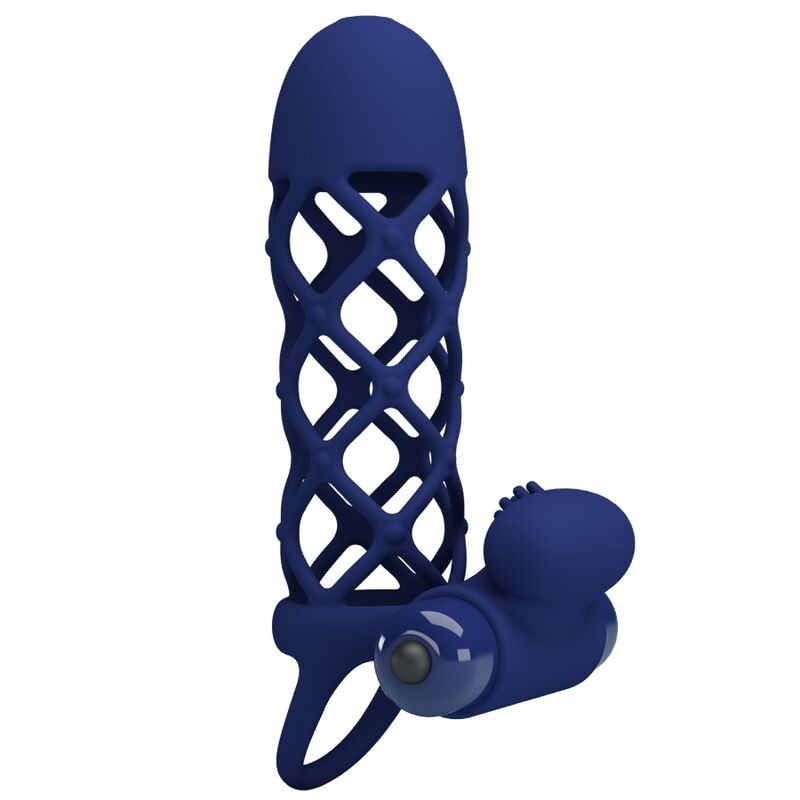 PRETTY LOVE – GIANN Sensor-Gerät RING MIT SILIKONUMMANTELUNG BLAU
